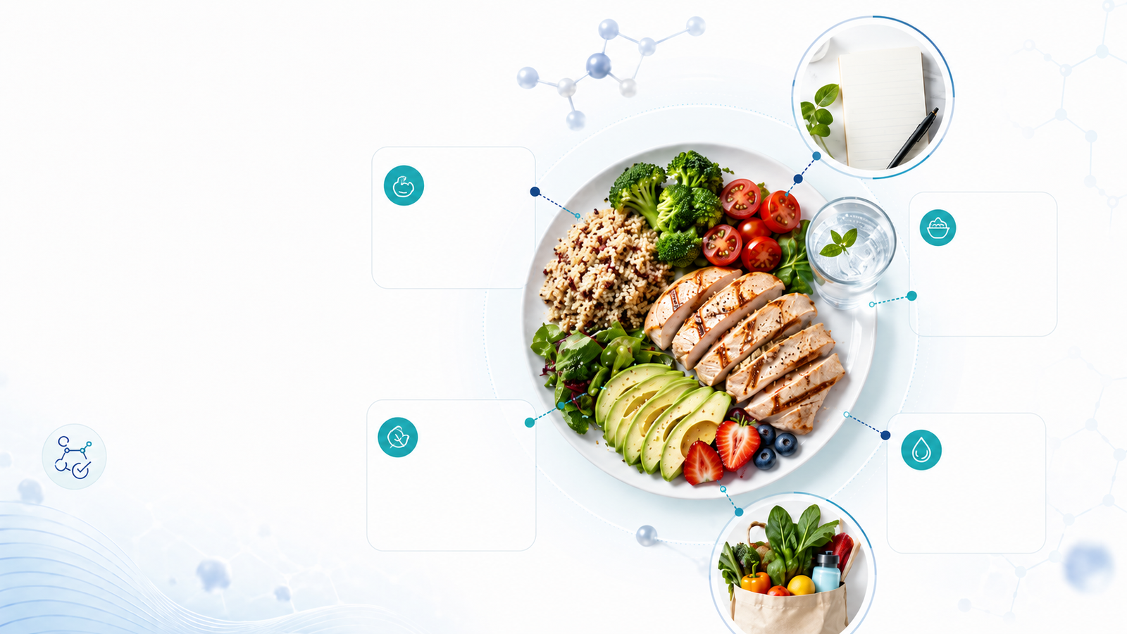 Nutrición para protocolos con péptidos